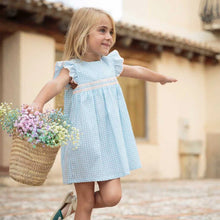 Cargar imagen en el visor de la galería, Vestido Iris con cuadros Vichy