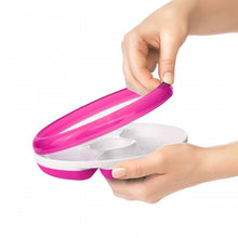 Cargar imagen en el visor de la galería, Divided Plate w/ Dip Center - Rosado