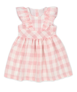 Vestido Cuadros Vichy Rosado