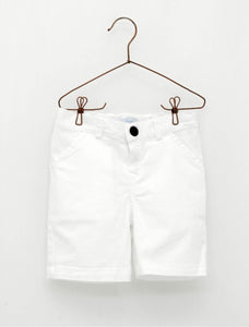 Conjunto Camisa Vichy Marino y Short Blanco