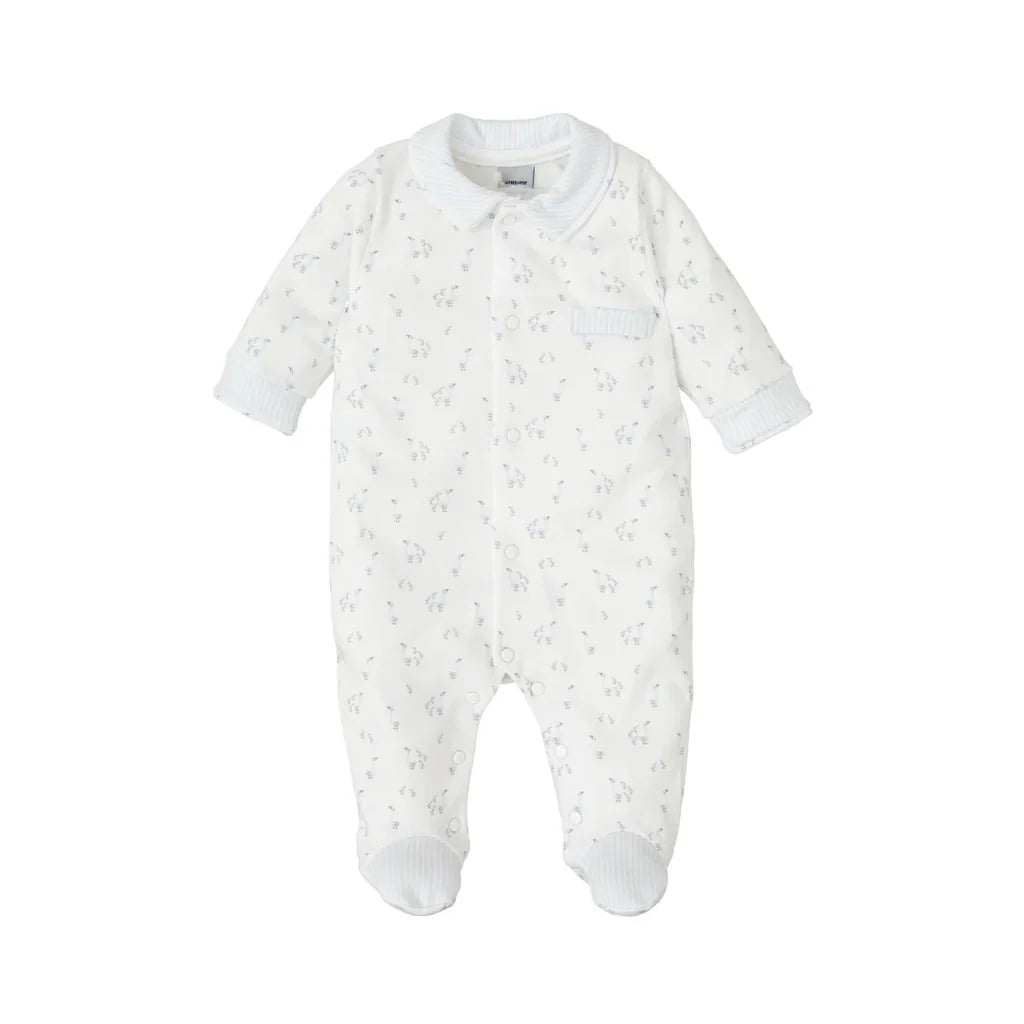 Pijama Enteriza de Varon Estampado con Celeste