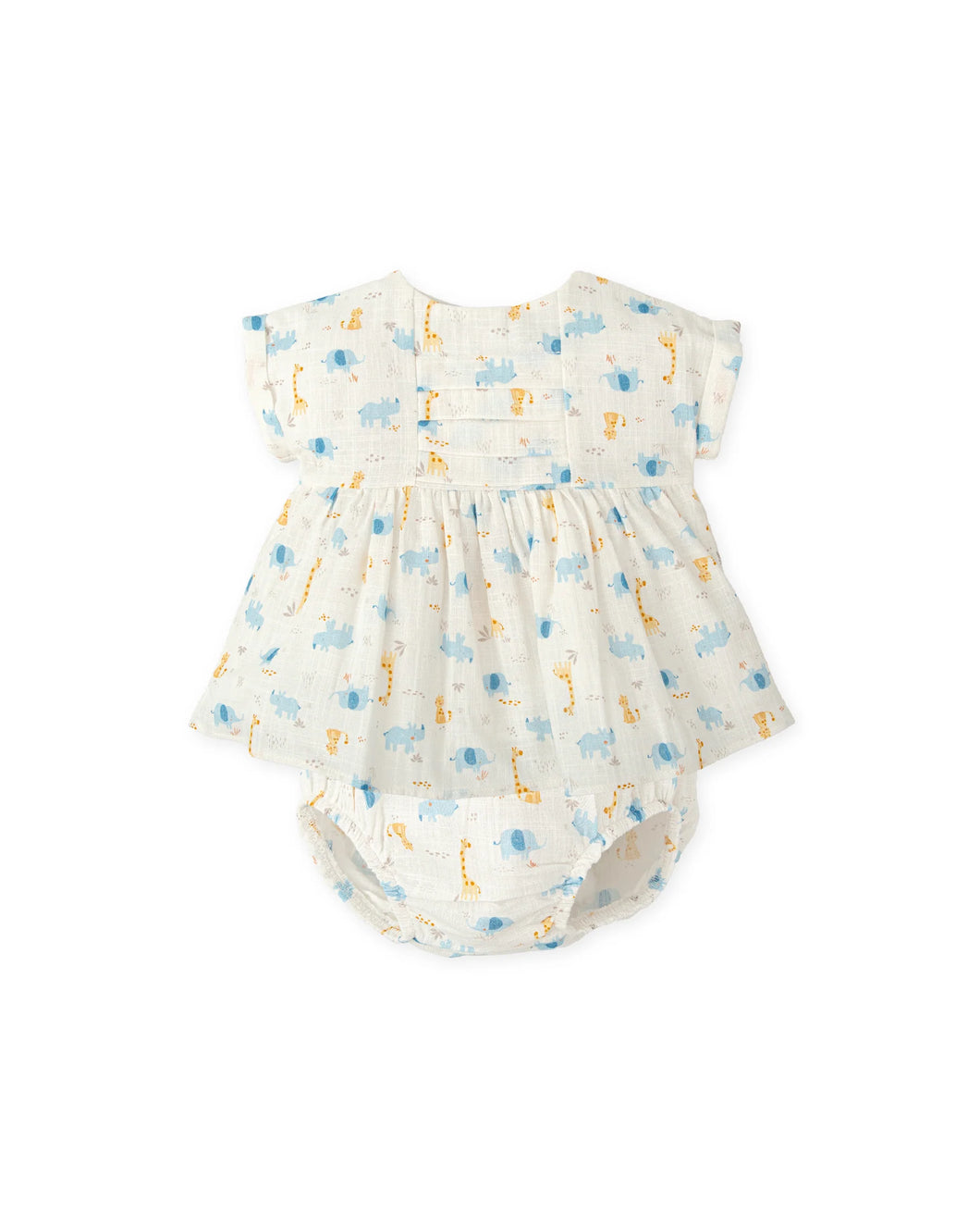 Vestido Lino Estampado Animales
