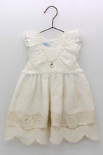 Cargar imagen en el visor de la galería, Vestido Blanco con Toques Beige
