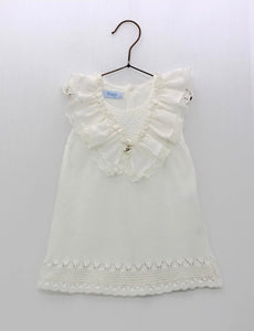 Vestido Blanco Bordado