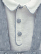 Cargar imagen en el visor de la galería, Conjunto de Overall Gris con Camisa
