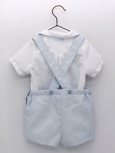 Cargar imagen en el visor de la galería, Conjunto Camisa y Overall Rayado
