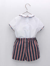 Cargar imagen en el visor de la galería, Conjunto Short y Camisa Navy
