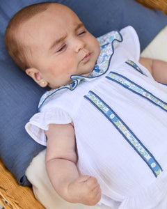 Vestido Blanco Floral