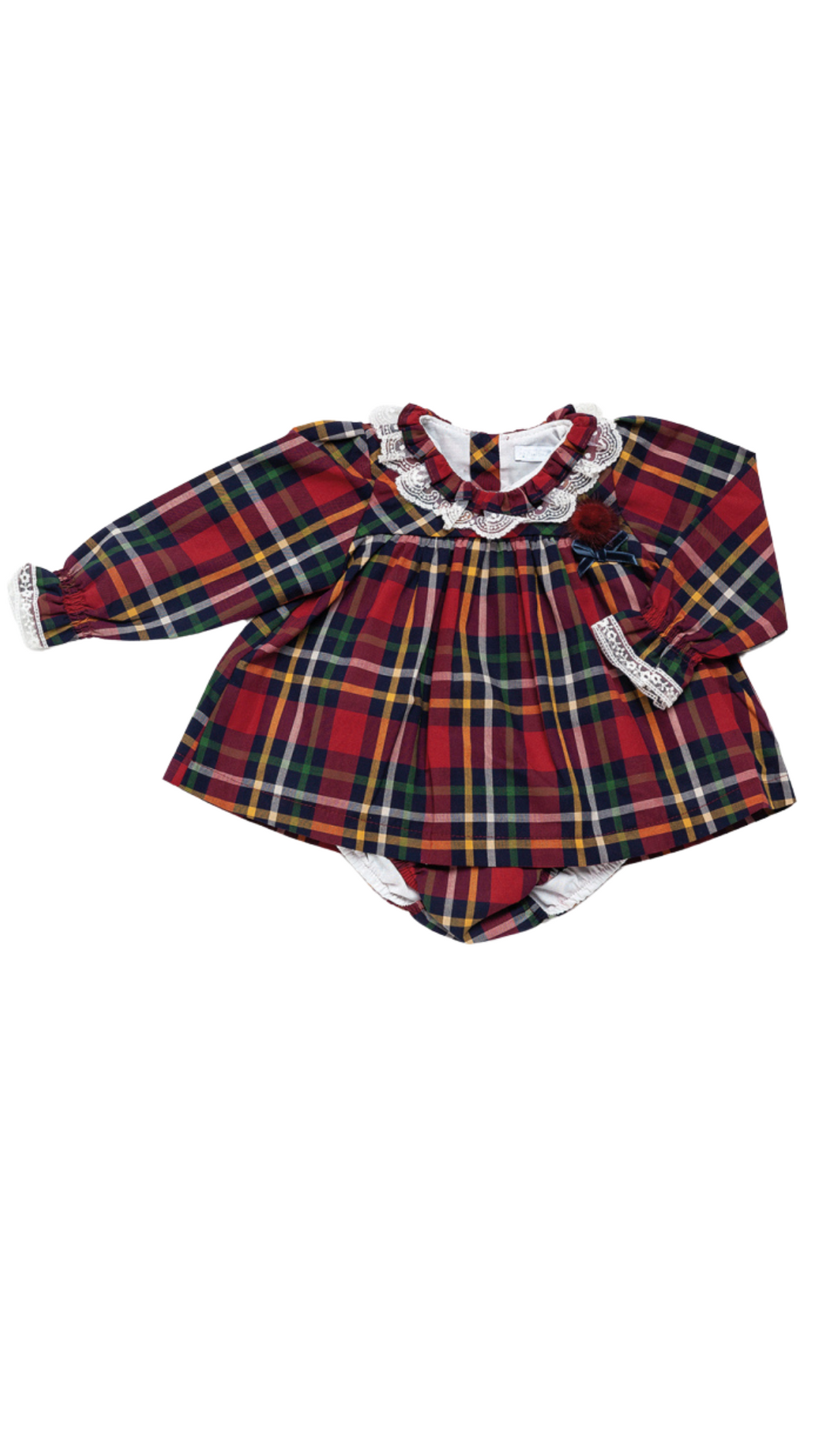 Vestido Tartan Navideño Bebé