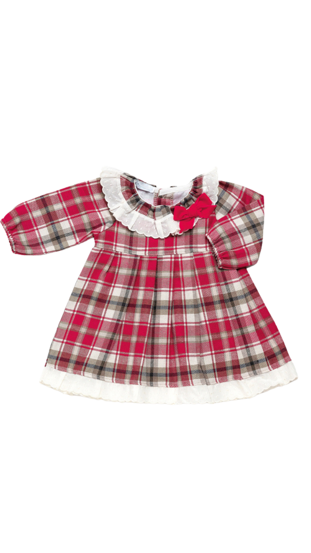 Vestido Navideño Cuello Redondo