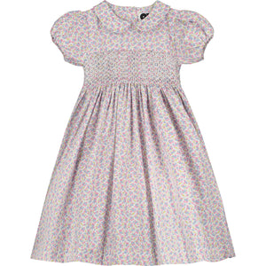 Vestido Punto Smocked Ingles