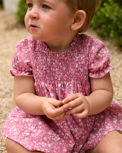 Vestido Estampado Rosado