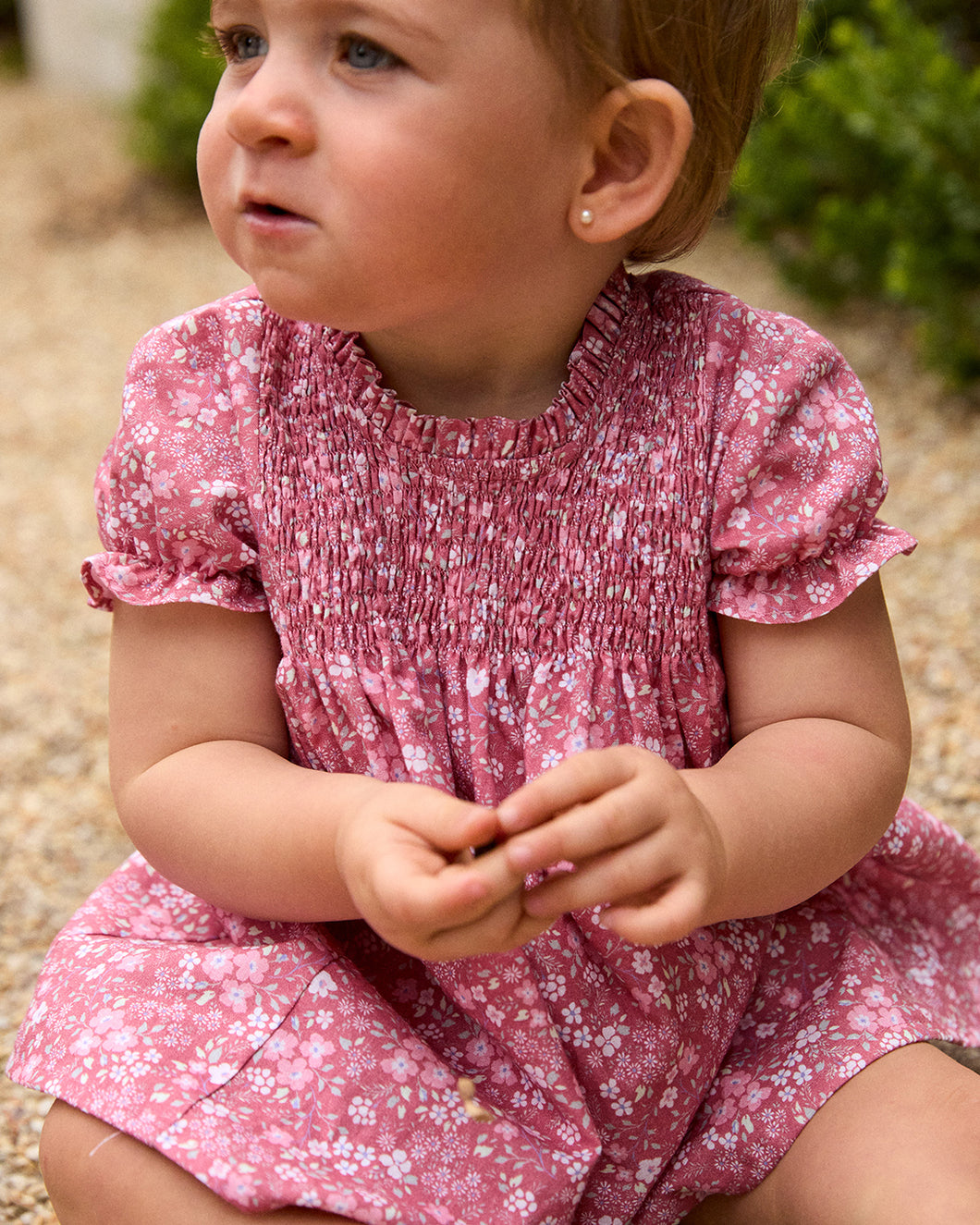 Vestido Estampado Rosado