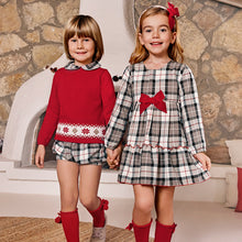 Cargar imagen en el visor de la galería, Vestido Navideño con Gris
