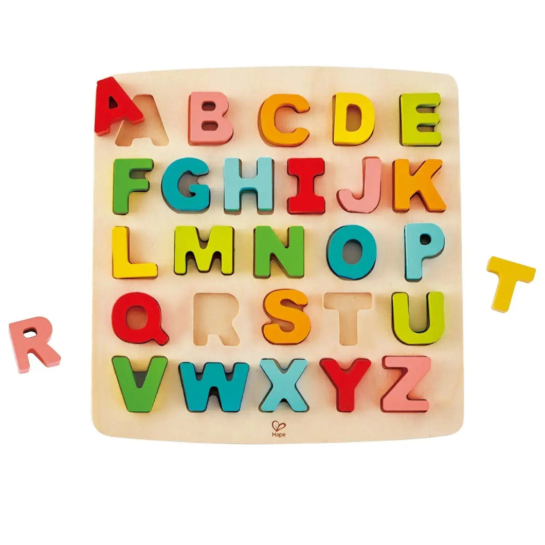 Letras de Madera Abecedario Mayúsculas