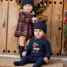 Cargar imagen en el visor de la galería, Vestido Tartan Navideño Bebé
