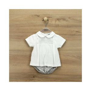 Conjunto Bebé Niño Patuco Gris