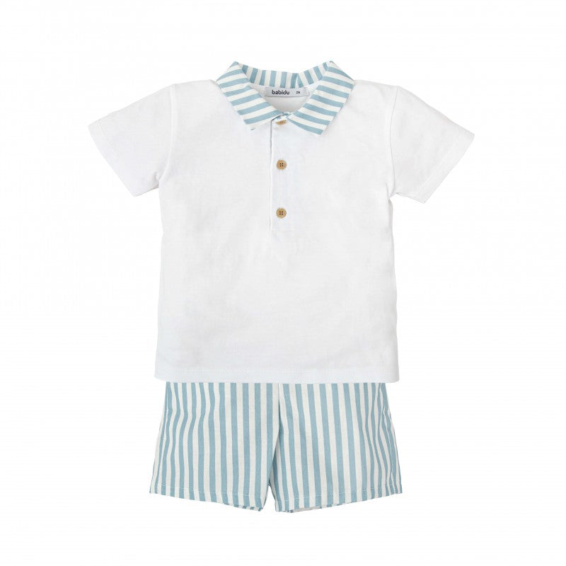 Conjunto Polo Rayas 