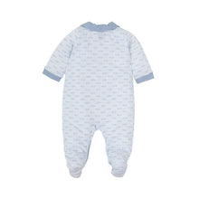 Cargar imagen en el visor de la galería, Pijama Azul Pescaditos de Algodón
