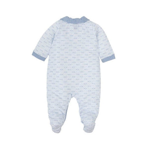 Pijama Azul Pescaditos de Algodón