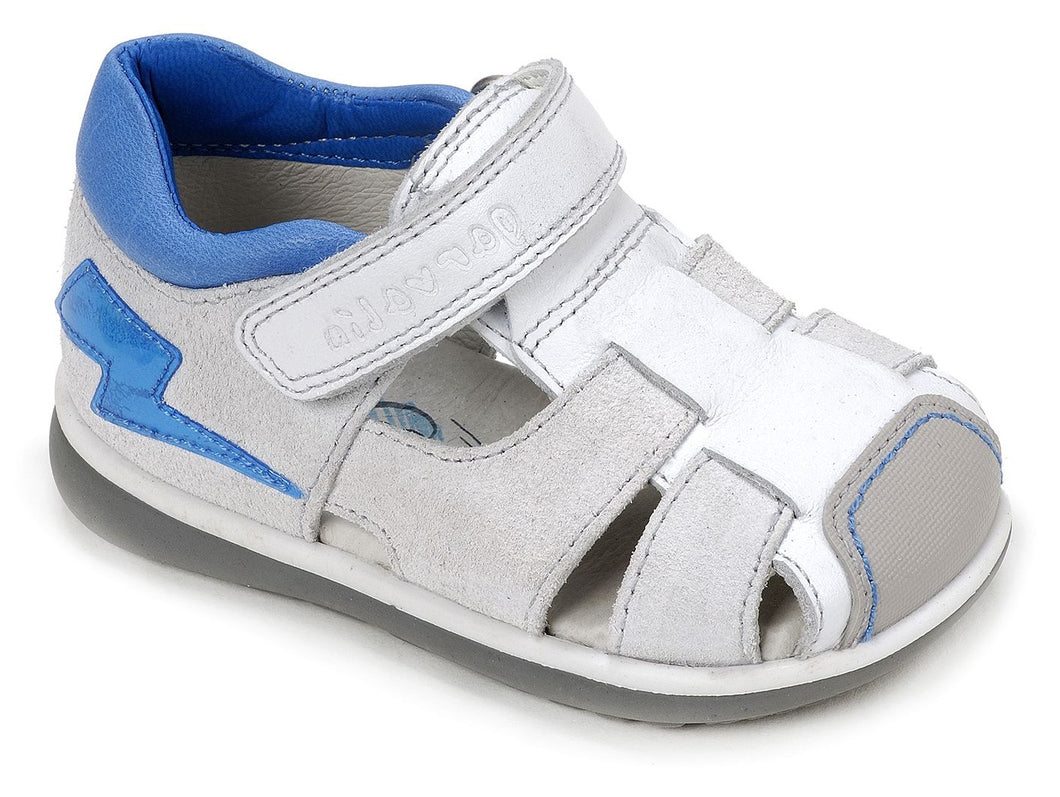 Sandalia Varon Beige / Marino