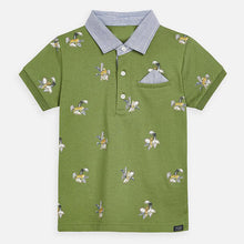 Cargar imagen en el visor de la galería, Polo Manga Corta Estampado Selva
