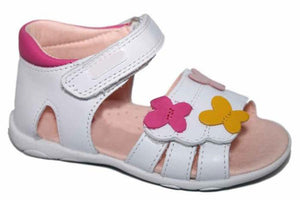 Sandalia de Velcro con Flores