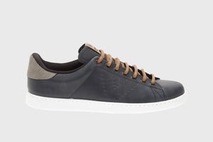 Tennis Cuero Gris Niño